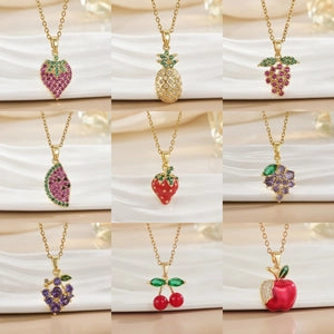 Fruit Pendant Necklace