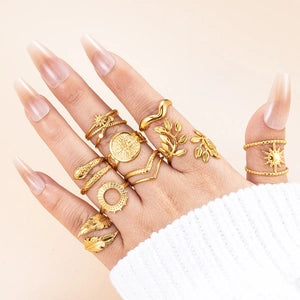 Adjustable Rings - Gold Plated