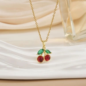 Fruit Pendant Necklace