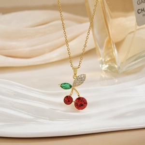 Fruit Pendant Necklace